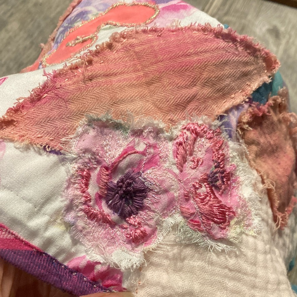 Colorful shabby chic bucket hat - Picture 8 of 11